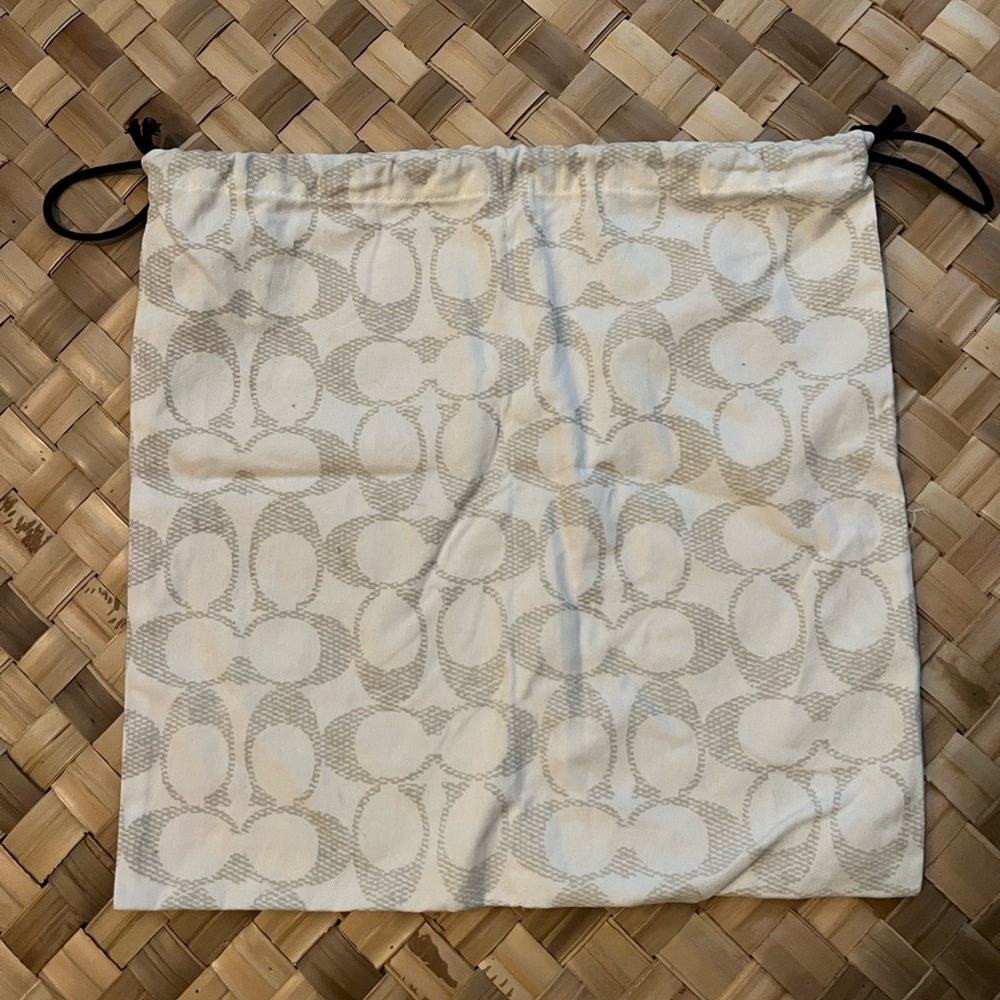Coach Shoe Dust Bag 14"x14"